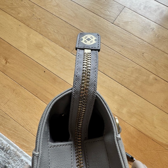 Dagne Dover Classic Leather Signature Tote Bag in Bleecker Blush - Picture 7 of 8